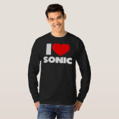 T-shirt I Love Heart Sonic (Devant entier)