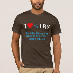 T-shirt I Love Heart the IRS
