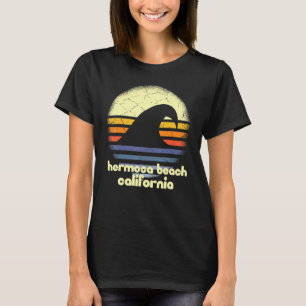 T-shirt I Love Hermosa Beach California Ocean Wave Ca