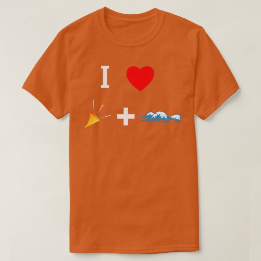 T-shirt I Love Hornsea 7 (Design devant)