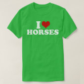 T-shirt I Love Horses Horse1 (Design devant)