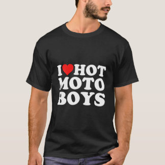 T-shirt I Love Hot Moto