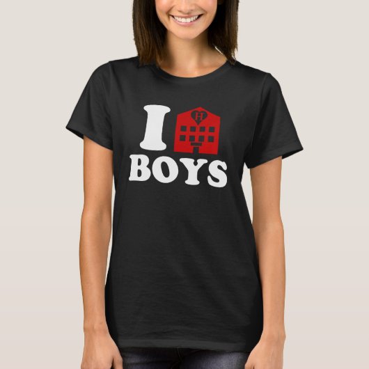 T-shirt I Love Hotel Boys (Devant)