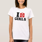 T-shirt I Love Hotel Girls (Devant)