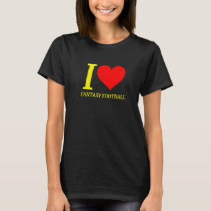 T-shirt I Love Imaginaire Football Jour de Brouillon Vêtem