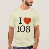 T-shirt I Love iOS (Devant)