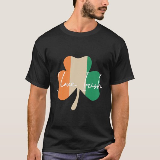 T-shirt I love Irish! (Devant)