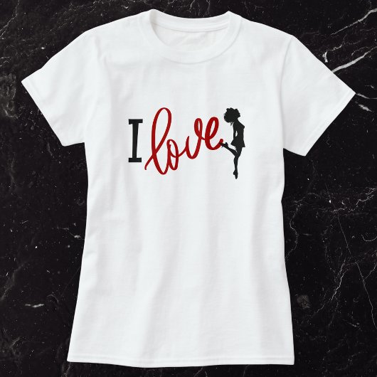 T-shirt I Love Irish Dance - Hard Shoe Irish Dancer