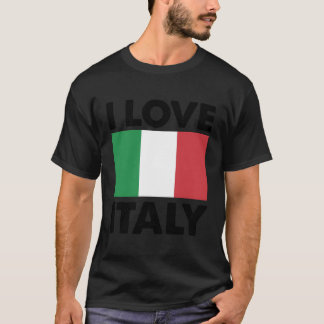 T-shirt I Love Italie I Heart Italie Famille Voyage Italie