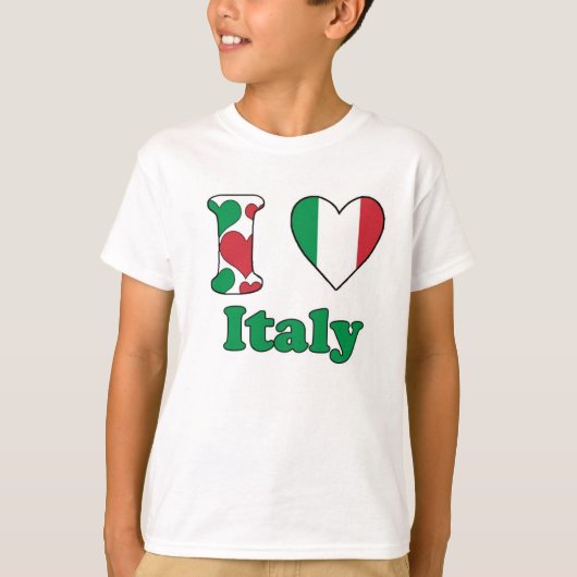 T-shirt I love Italy (Devant)