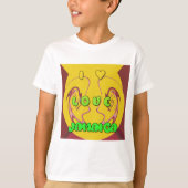 T-shirt I love Jamaica (Devant)