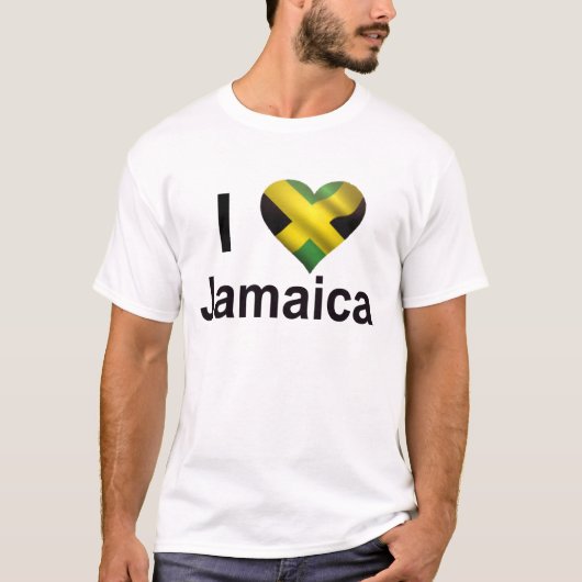 T-shirt I Love Jamaica Shirt (Devant)