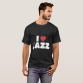 T-shirt I Love jazz (Devant entier)
