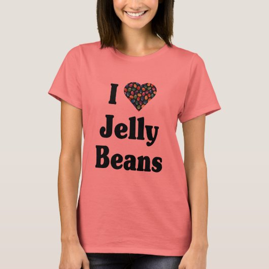 T-shirt I Love Jelly Beans (Devant)