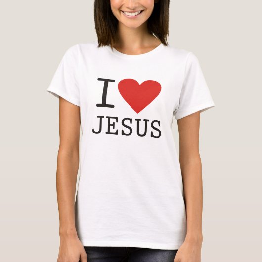 T-shirt I Love Jésus (Devant)