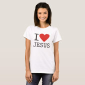 T-shirt I Love Jésus (Devant entier)