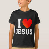 T-shirt I Love Jesus  (Devant)