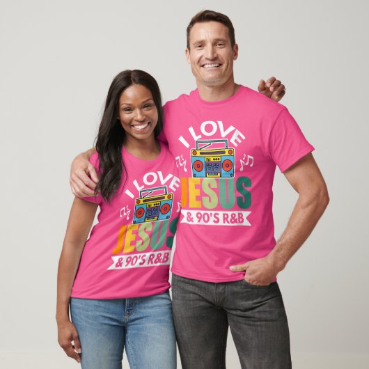 T-shirt I Love Jesus 90'S Rb (Unisexe)