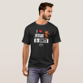 T-shirt I Love Jesus and Ants Farm Christian Camping Entom (Devant entier)
