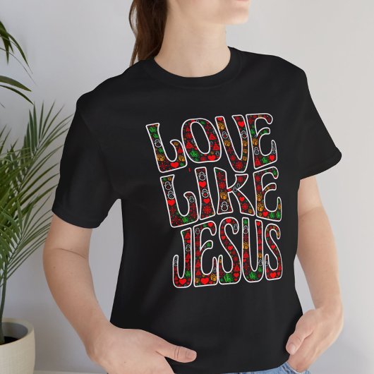 T-shirt I love Jesus christmas