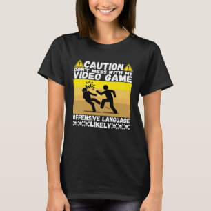 T-shirt I Love Jeux Vidéo Contrôleur Idéal Pour Les Joueur