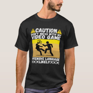 T-shirt I Love Jeux Vidéo Contrôleur Idéal Pour Les Joueur