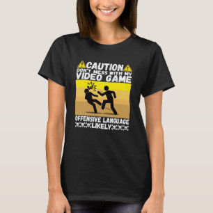T-shirt I Love Jeux Vidéo Contrôleur Idéal Pour Les Joueur