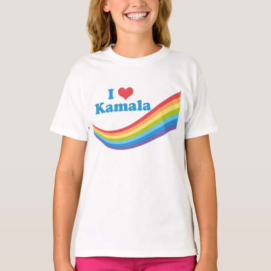 T-shirt I Love Kamala Kids (Devant)