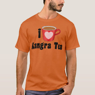 T-shirt I Love Kangra Tea Designs for Tea Lovers