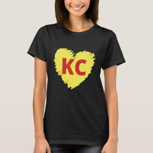 T-shirt I Love Kansas City Fan Kc Football Sport Vêtements