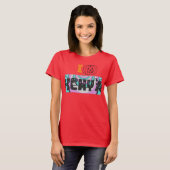T-shirt I Love Kenya Hakuna Matata Femmes Chemises Drôle (Devant entier)