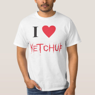 T-shirt I love ketchup