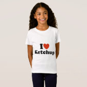 T-Shirt I Love Ketchup (Devant entier)
