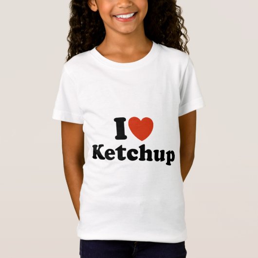 T-Shirt I Love Ketchup (Devant)