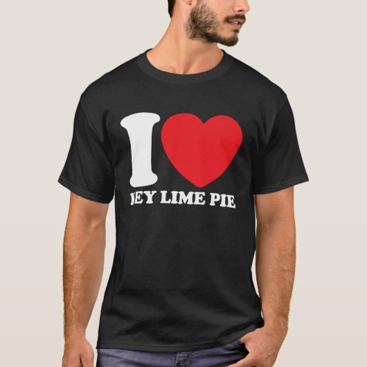 T-shirt I Love Key Lime Pie (Devant)