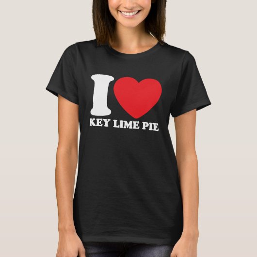 T-shirt I Love Key Lime Pie (Devant)