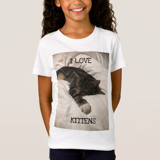 T-Shirt I Love Kittens (Devant)