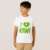 T-shirt I Love Kiwi Fruit Kids (Devant entier)