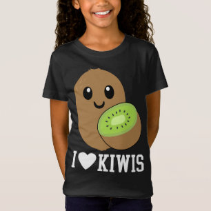 T-Shirt I Love Kiwis Cute Kiwis Costume Kiwi Kiwi Outfit K