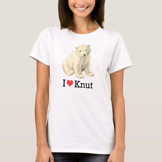 T-shirt I Love Knut (Devant)