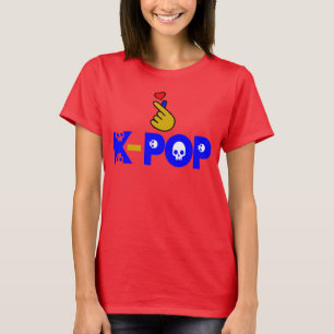 T-shirt  I Love KPop Fabuleux Bella Vintage inspiration Ri