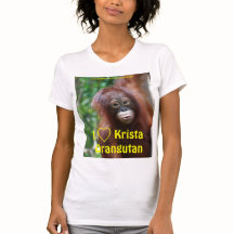 I Love Krista Orangutan Fan Club