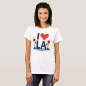 T-shirt I love LA (Devant entier)