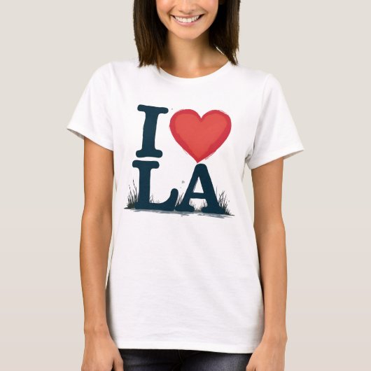 T-shirt I love LA (Devant)