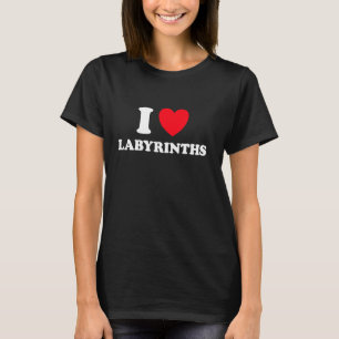 T-shirt I Love Labyrinthe Funny Maze Minotaure Mythe grec