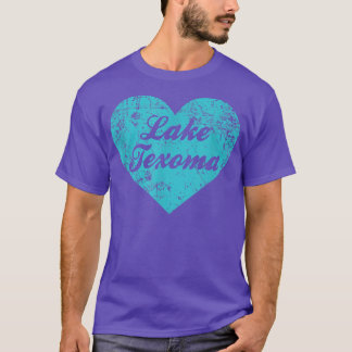 T-shirt I Love Lake Teoma, Oklahoma Camping Cadeau