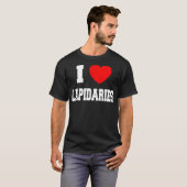T-shirt I Love lapidaries (Devant entier)