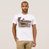 T-shirt I Love Lida Belarus Architecture Castle Sketch (Devant entier)