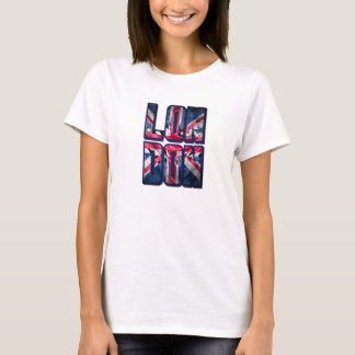T-shirt I Love London Vibes Cool Vintage London Drapeau