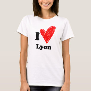 T-shirt I Love Lyon